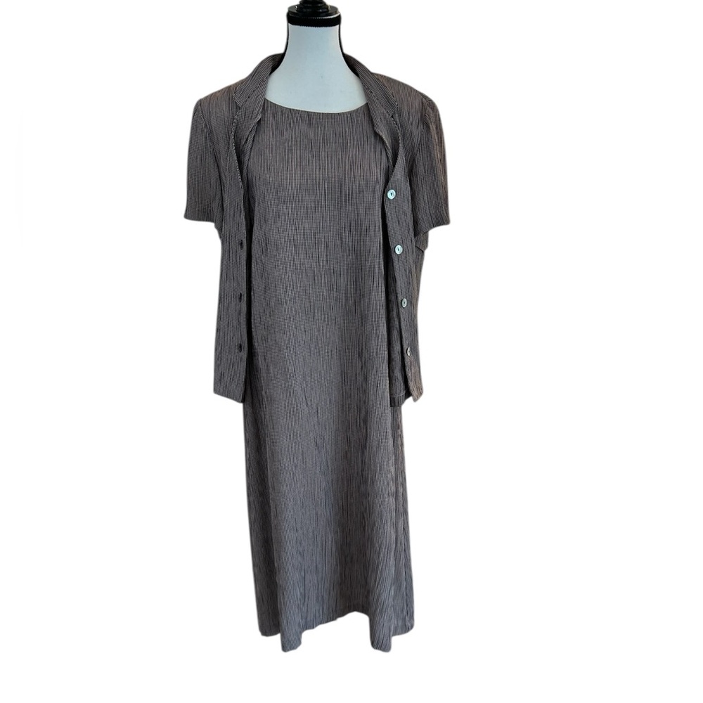 Talbots Gray Two-Piece Dress Set